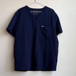 Figs Navy Blue Women's Top